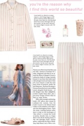 How to wear a Striped Silk Satin Pajama Set!