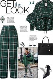 How to wear a Co-Ord Plaid Fitted Pantsuit!