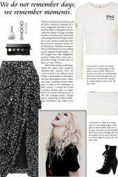 How to wear Sequin Embellished Ruched Midi Skirt!
