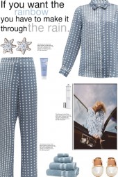 How to wear a Co-Ord Polka Dot Silk Pajama Set!