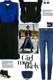 How to wear a Color Block Wool Coat!