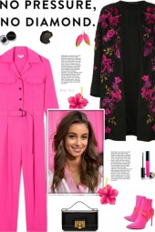 How to wear a Floral Embroidered Collarless Coat!