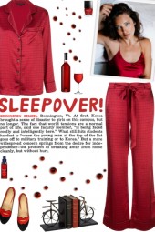 How to wear a Handcuff Pattern Print Pajama Set!