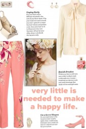 How to wear a High Waist Floral Print Trousers!