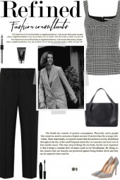How to wear a Houndstooth Wool-Blend Top!