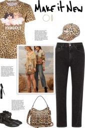 How to wear a Vintage Leopard Print T-Shirt!