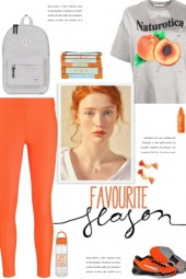 How to wear a Peach Graphic Oversized T-Shirt!