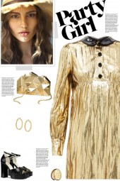 How to wear a Peter Pan Metallic Mini Dress!