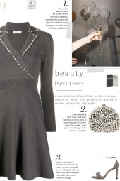 How to wear a Pearl Embellished Flared Dress!