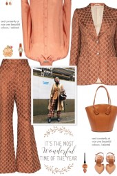 How to wear a Co-ord Jacquard Logo Print Suit Set!