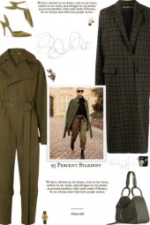 How to wear a Check Pattern Notched Collar Coat!