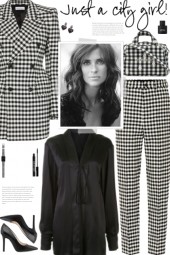How to wear a Co-Ord Checked Wool Suit Set!