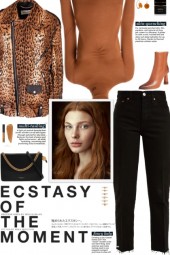 How to wear an Animal Print Faux Leather Jacket!