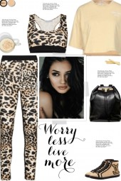 How to wear a Co-Ord Animal Print Activewear Set!