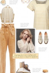 How to wear a Boxy Square Neck Striped Top!