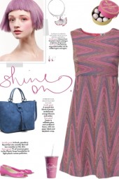 How to wear an Abstract Print A-Line Dress!