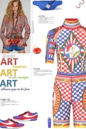 How to wear a Multicolored Multipatterned Romper!