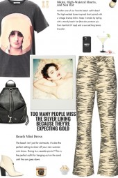 How to wear Animal Print Wide Leg Jeans!