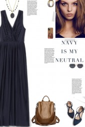 How to wear a Pleated Jersey Maxi Dress!