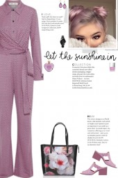 How to wear a Patterned Long Sleeve Jumpsuit!