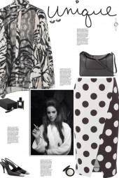 How to wear a Lace Animal Print Long Sleeve Shirt!