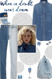 How to wear Two-Toned Straight Leg Jeans!