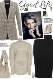 How to wear a Houndstooth Check Tweed Blazer!