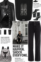 How to wear a Belted Oversized Biker Jacket!