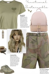 How to wear Marbled Canvas Shorts!
