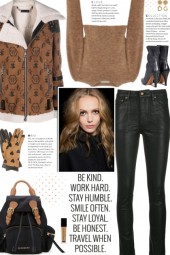 How to wear a Sheep Skin Shearling Biker Jacket!