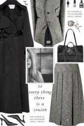How to wear a Co-Ord Virgin Wool Skirt Set!