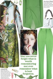 How to wear a Co-Ord Acid Green Suit Set!