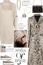 How to wear an Animal Print Double-Breasted Coat!