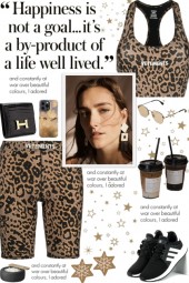 How to wear a Co-Ord Leopard Print Activewear Set!