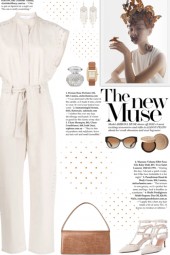 How to wear a Belted Linen-Blend Jumpsuit!