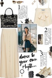 How to wear a Co-Ord Silk Pleated Skirt Set!