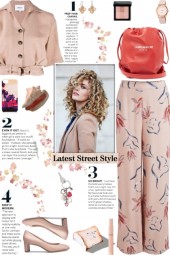 How to wear Wide-Leg Floral Trousers!