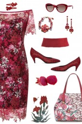 Mother's Day in Ruby and Red