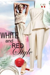 White and red