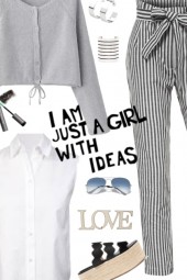 I AM JUST A GIRL WITH IDEAS