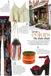 Boho Outfit - True Colors, the Boho Babe