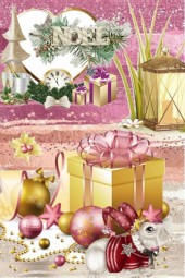 PINK N GOLD NOEL