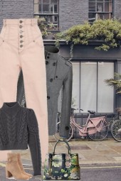 soft pink street style