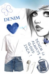 good spring  ideas w/ denim