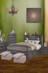 dark bed room