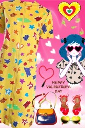 RETRO VALENTINES DRESS