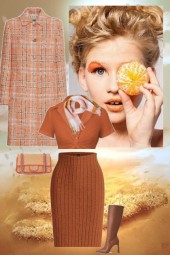 stylish orange trends 2023 fall