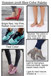 Summer 2018 Shoe Color Palette