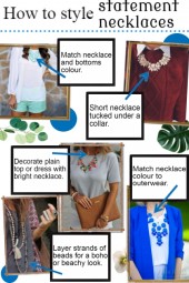 How to style statement necklace