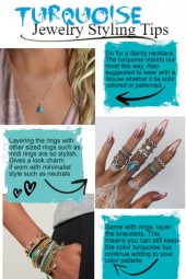 Turquoise jewelry styling tips